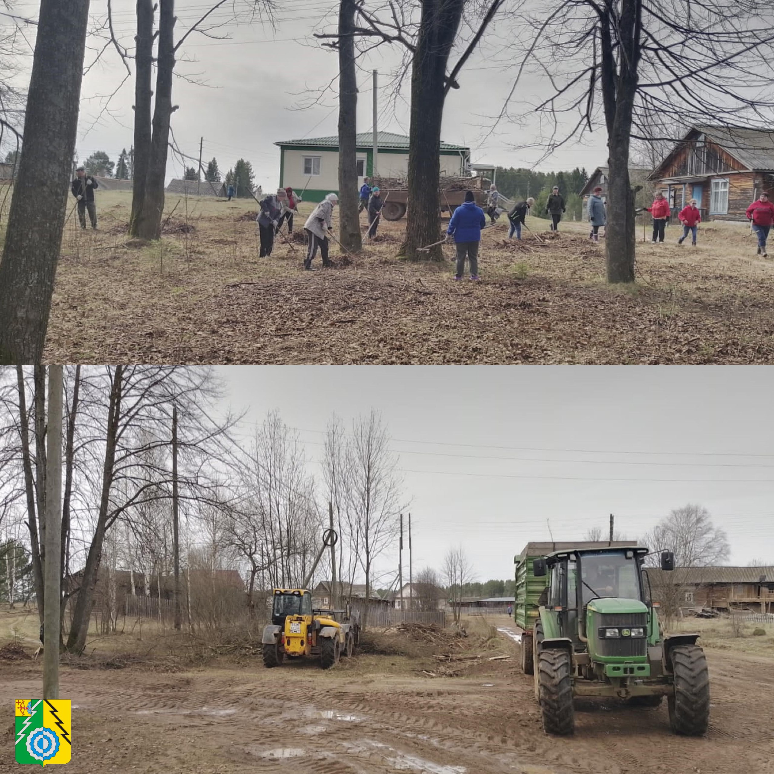 Сегодня состоялся Всеполомский субботник на липовой аллее.